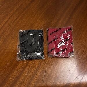 Women's Black and Red Panties